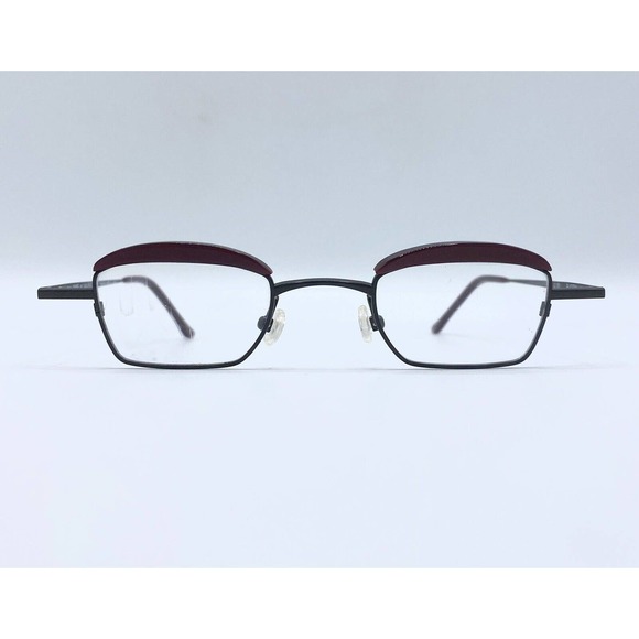 Anne et Valentin Lunettes Burgundy Black Eyeglass Frames Bjorn U18 40-24
